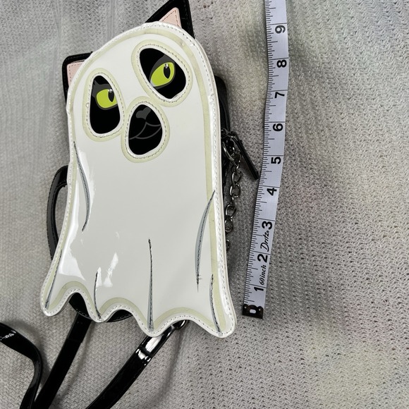 Betsey Johnson Ghost Cat Crossbody Bag Purse Glow‎ In The Dark Goth Alt Emo - Picture 13 of 14